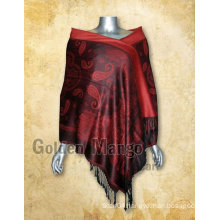 Fashionable paisley design pashmina shawl